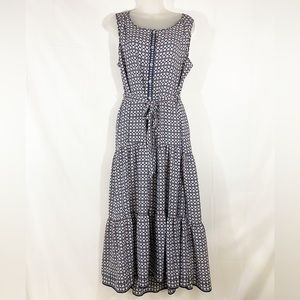 MAX STUDIO - Tiered Maxi Dress. Size L.